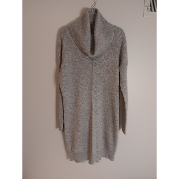 Lulu’s Tea Reader Cowl Neck Sweater Dress Grey Size Medium - Picture 1 of 4
